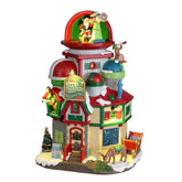 Lemax Santa's Wonderland Lighted Buildings Lemax Santa's Stratospheric Observatory